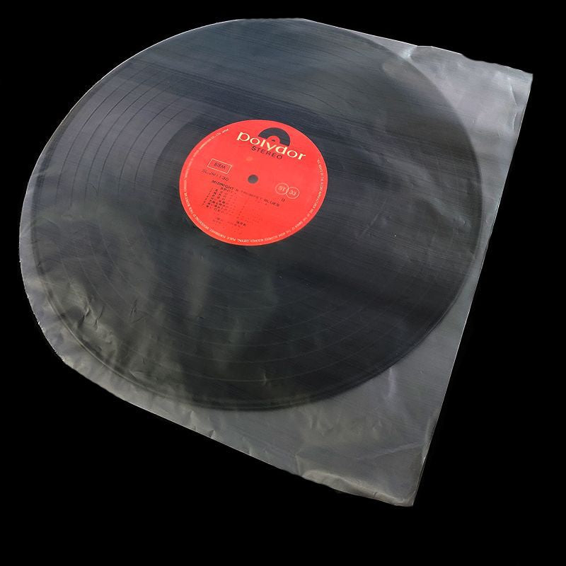 50pcs 12" LP LD Vinyl Record Antistatic Clear Plastic Cover Inner Sleeves Storage Dust-proof Moisture-proof Protective Bag