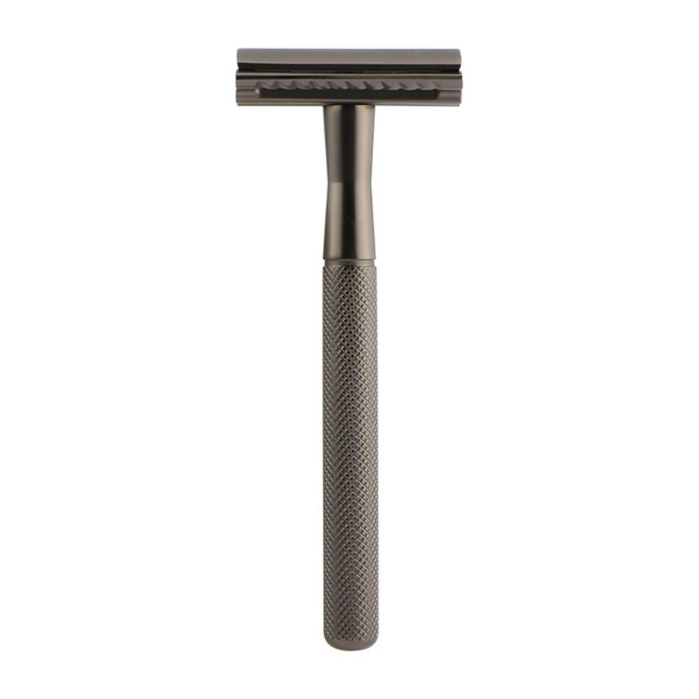 1PC Safety Razor Men's Double Edge Razor Classic Manual Shaving Razor For Women Hair Removal with 5 pcs Shaving Blades