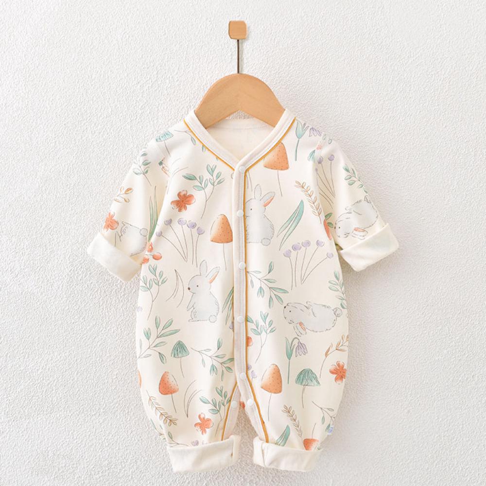 Baby Bodysuits Long Sleeve Boneless Cute Jumpsuit Kids Clothes Soft Four Season For Baby Girl And Boy