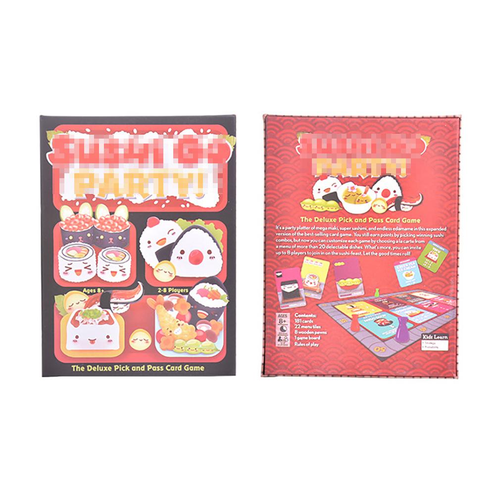 Sushi Go Party ! Sushi Go! Card Game Funny Board Game Family Game with English Manual