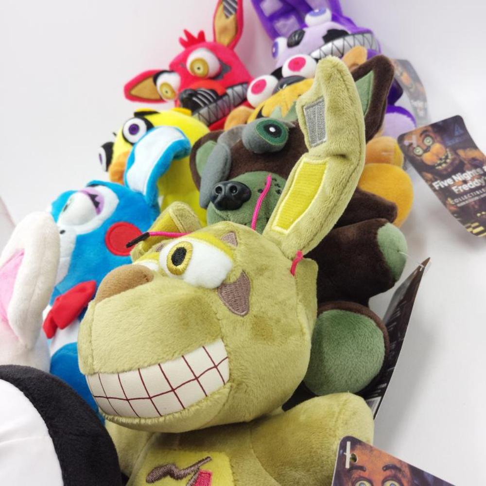 25cm Five Nights At Freddy FNAF Freddy Fazbear Bear Plush Toys Doll stuffed Home decoration Children