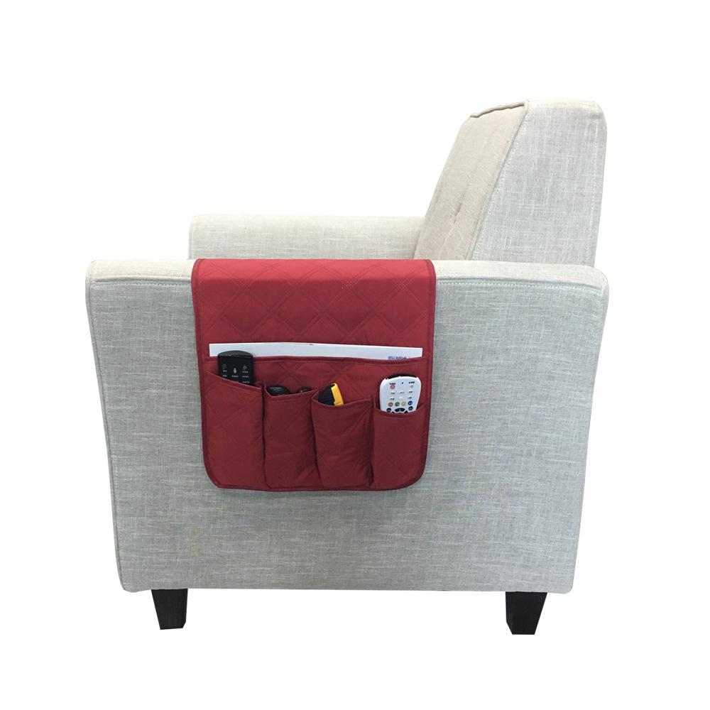 Sofa armrest storage hanging bag bedside newspaper remote control miscellaneous storage bag living room supplies storage