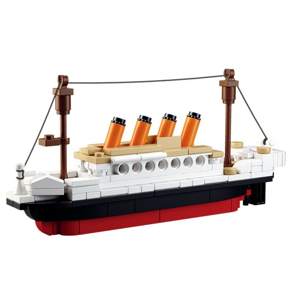 Titanic Ship 3D Model Building Blocks Kids Educational Toys Compatible Birthday Gift Set For Kids Toys