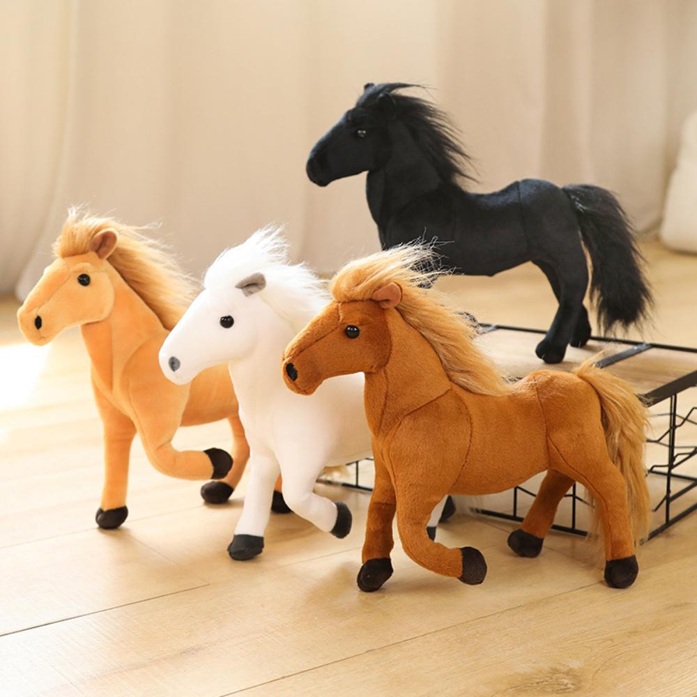 Stuffed Animals Horse Soft Toy Sleeping Hug for Animal Themed Parties Living Room Holiday Birthday Gift