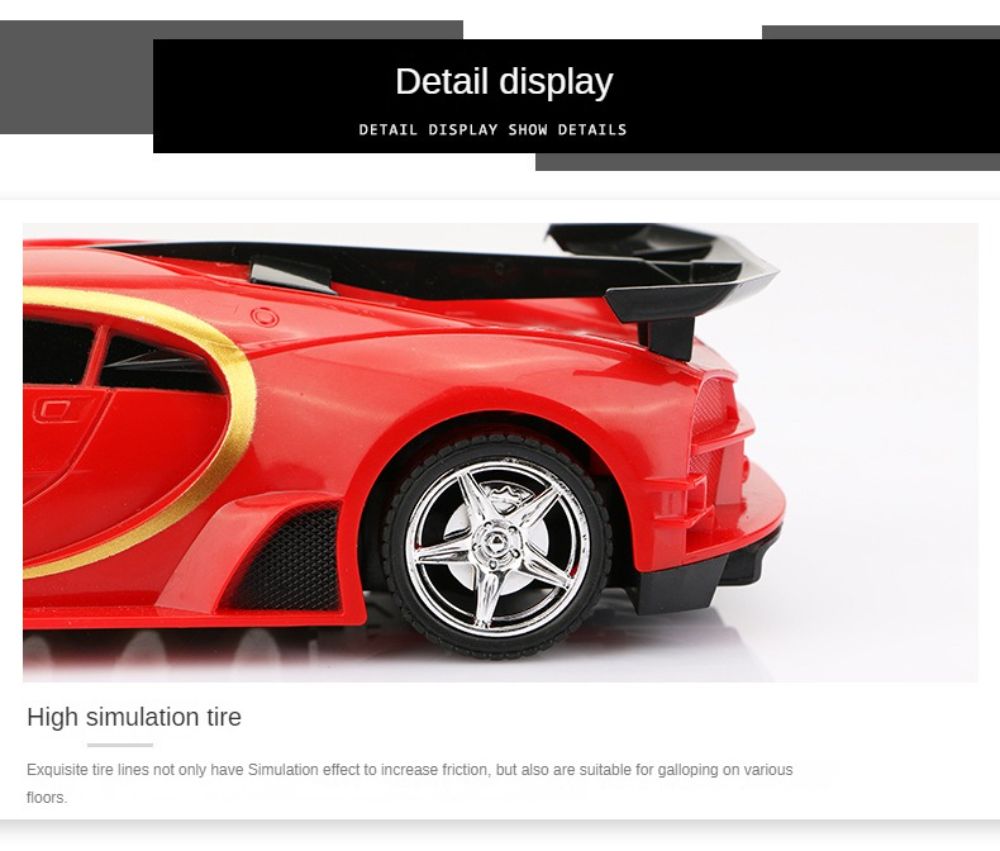 Four-way Remote Control Car Rechargeable Electric Drift Toy Car Children Racing Sports Car Simulation Car Gift for Kids
