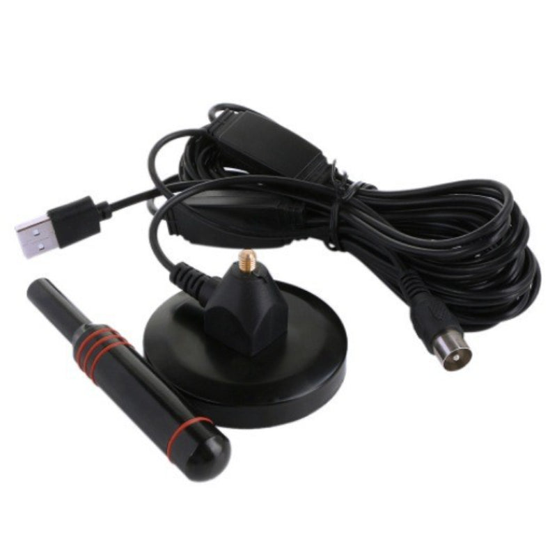 Hd Digital Indoor Amplified Tv Antenna 200 Miles Ultra Hdtv With Amplifier Vhf/uhf Quick Response Outdoor Aerial Set