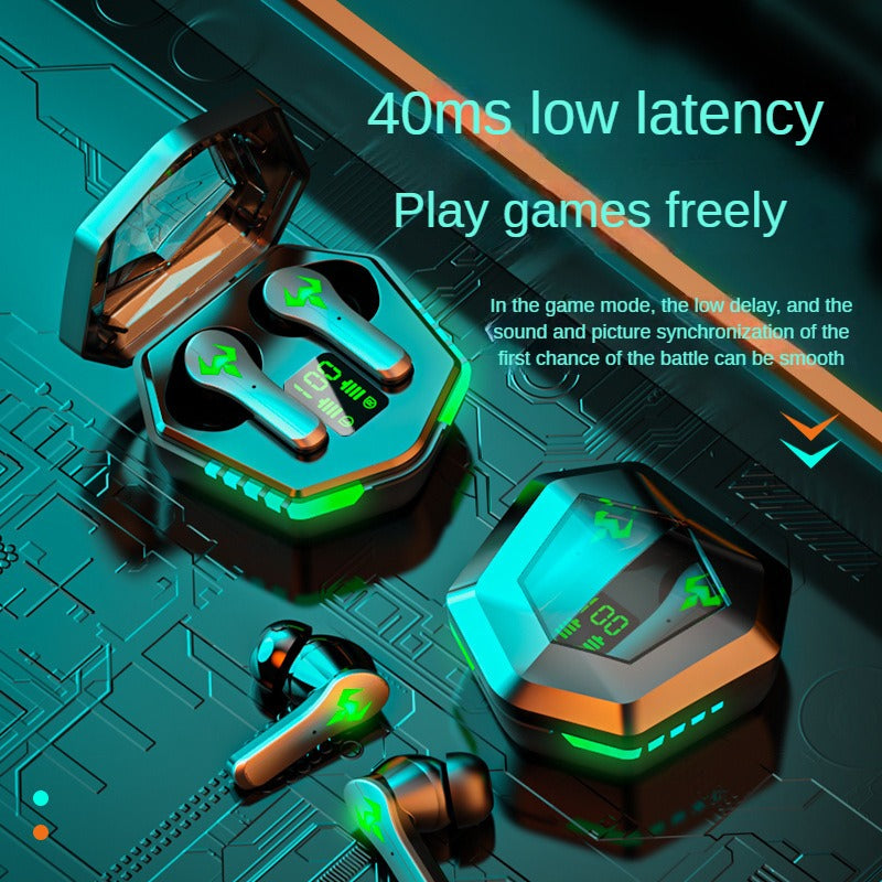 N35Pro TWS Earbuds Wireless Bluetooth Earphones Headset With Mic LowLatency Noise Reduction Gaming Headphones