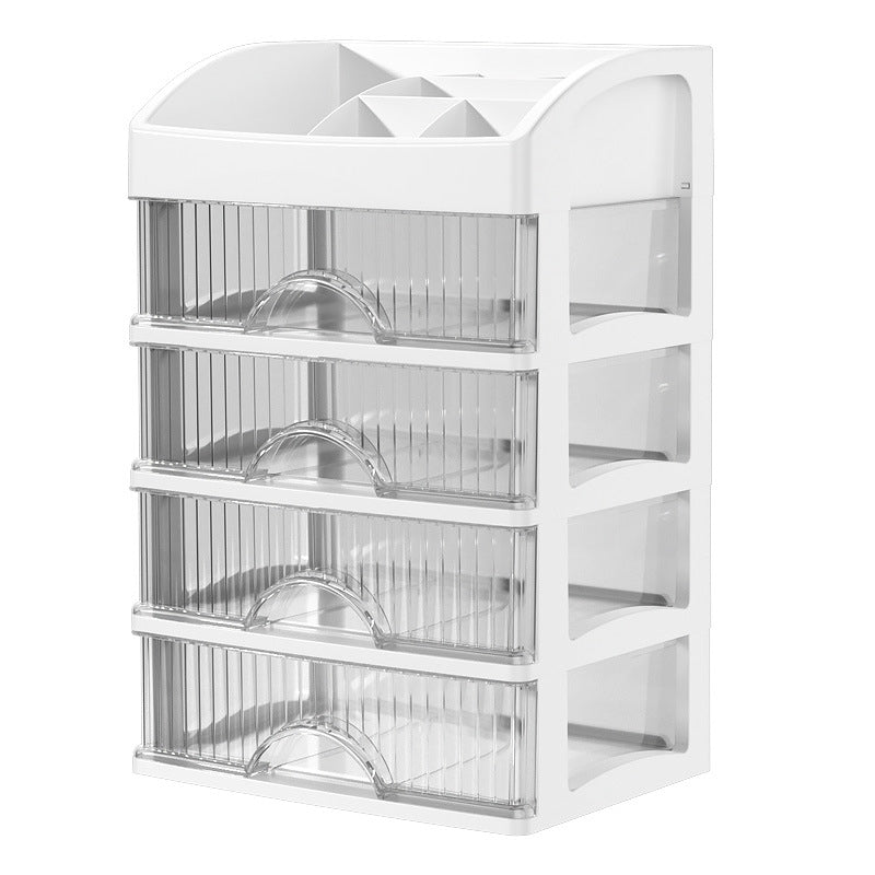 Five Layer Drawer Makeup Organizer Desktop Plastic Large Capacity Cosmetic Jewelry Storage Box NailPolish Lipstick Rack Organize