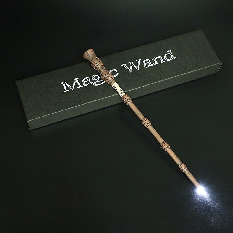 LED Light Illuminating Tip Magical Wands Upgrade HP Series Magic Wand Elder Wand for Halloween Party Cosplay Collection