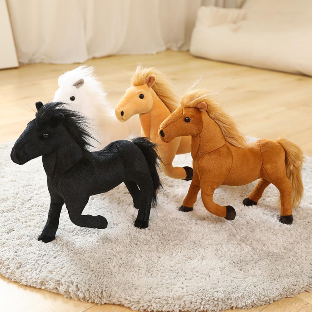 Stuffed Animals Horse Soft Toy Sleeping Hug for Animal Themed Parties Living Room Holiday Birthday Gift