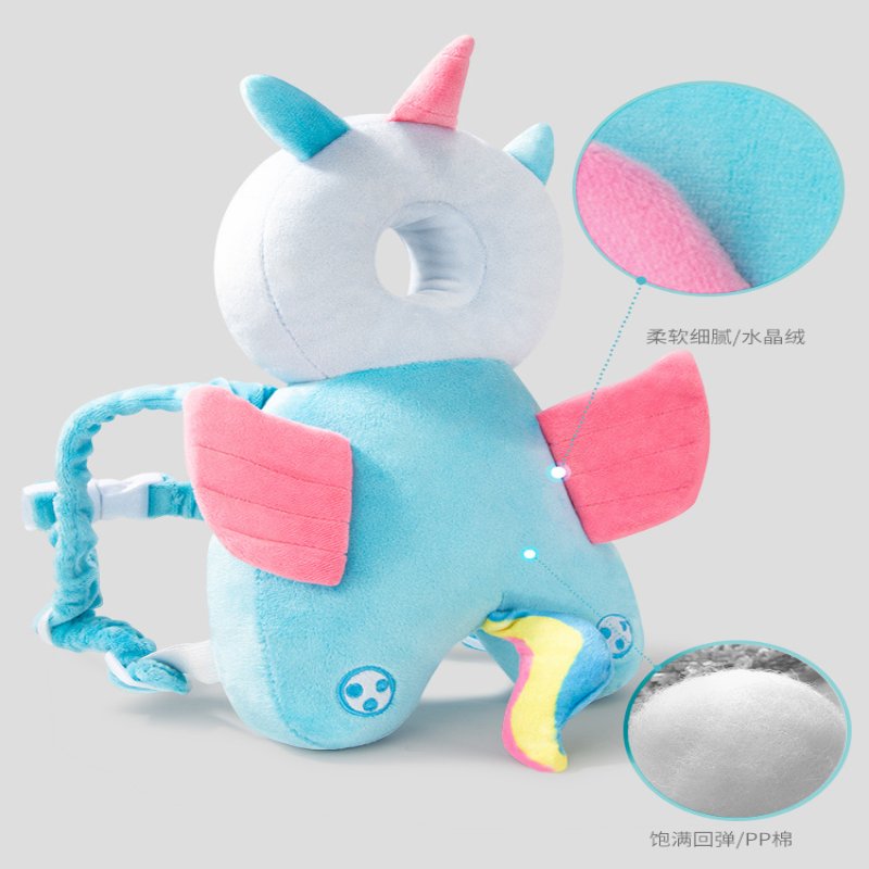 Kawaii Anti-fall Pillow Breathable Protective Cushion Baby Head Protection Pillow Head Protector Infant Baby Safety Backpack Butterfly Angel Cartoon Security Pillows