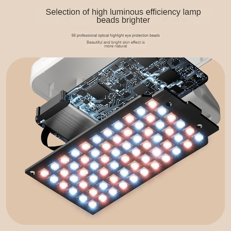 Led Fill Light For Mobile Phone Laptop Selfie Light Clip Adjusted 3 Light Modes Rechargeable For Makeup and Vlogging