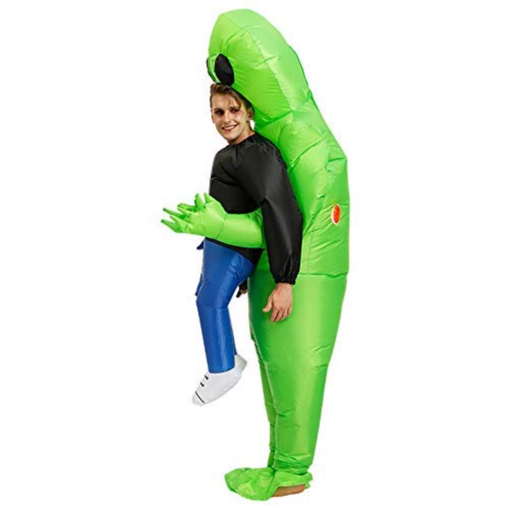 Adult Kids Alien Inflatable Costume Boys Party Cosplay Costume Funny Suit Anime Fancy Dress Halloween Costume Unisex