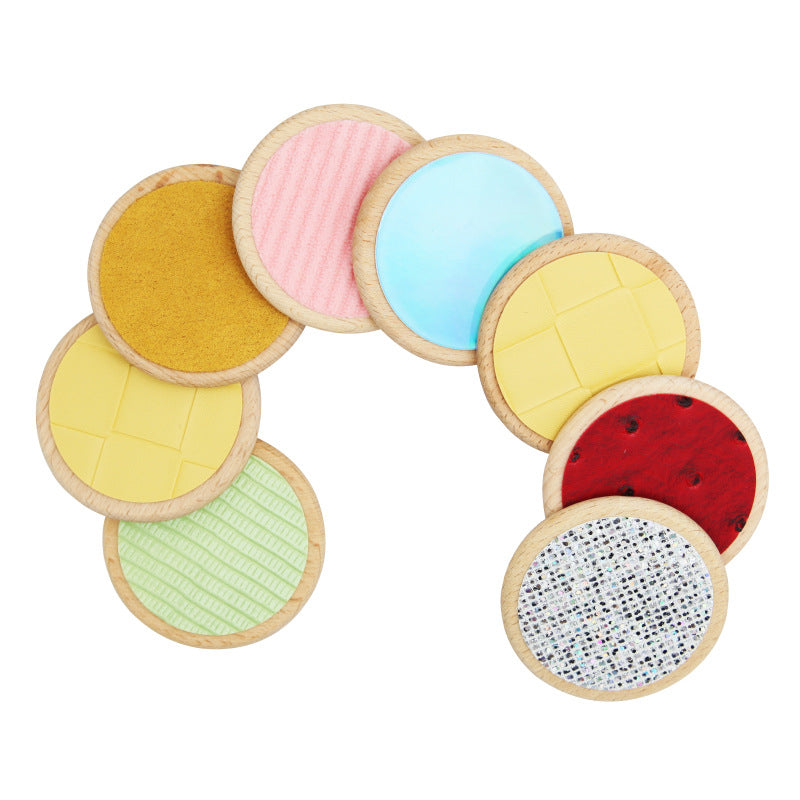 Children Sensory Toy Montessori Tactile Board Baby Touch Perception Tactile Classification Matching Game Early Education