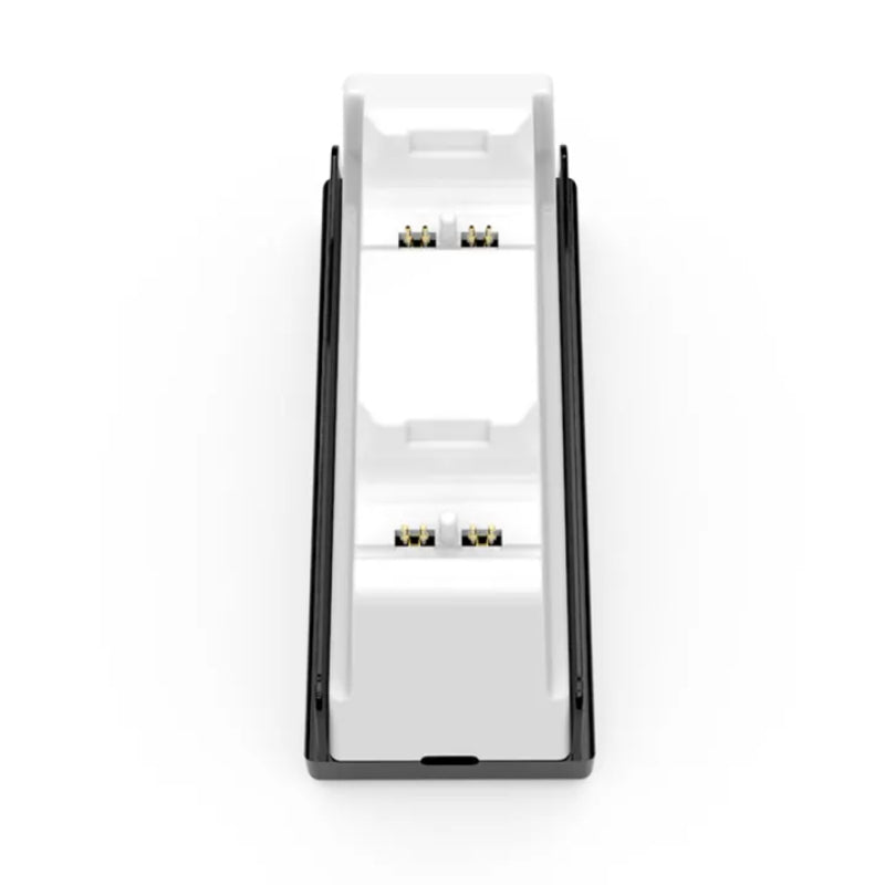 PS5 Controller Charger, Charging Station Compatible with DualSense Playstation 5 Controllers, Fast Charge Dual USB Support with LED Indicator for PS5 Controller, White Edition