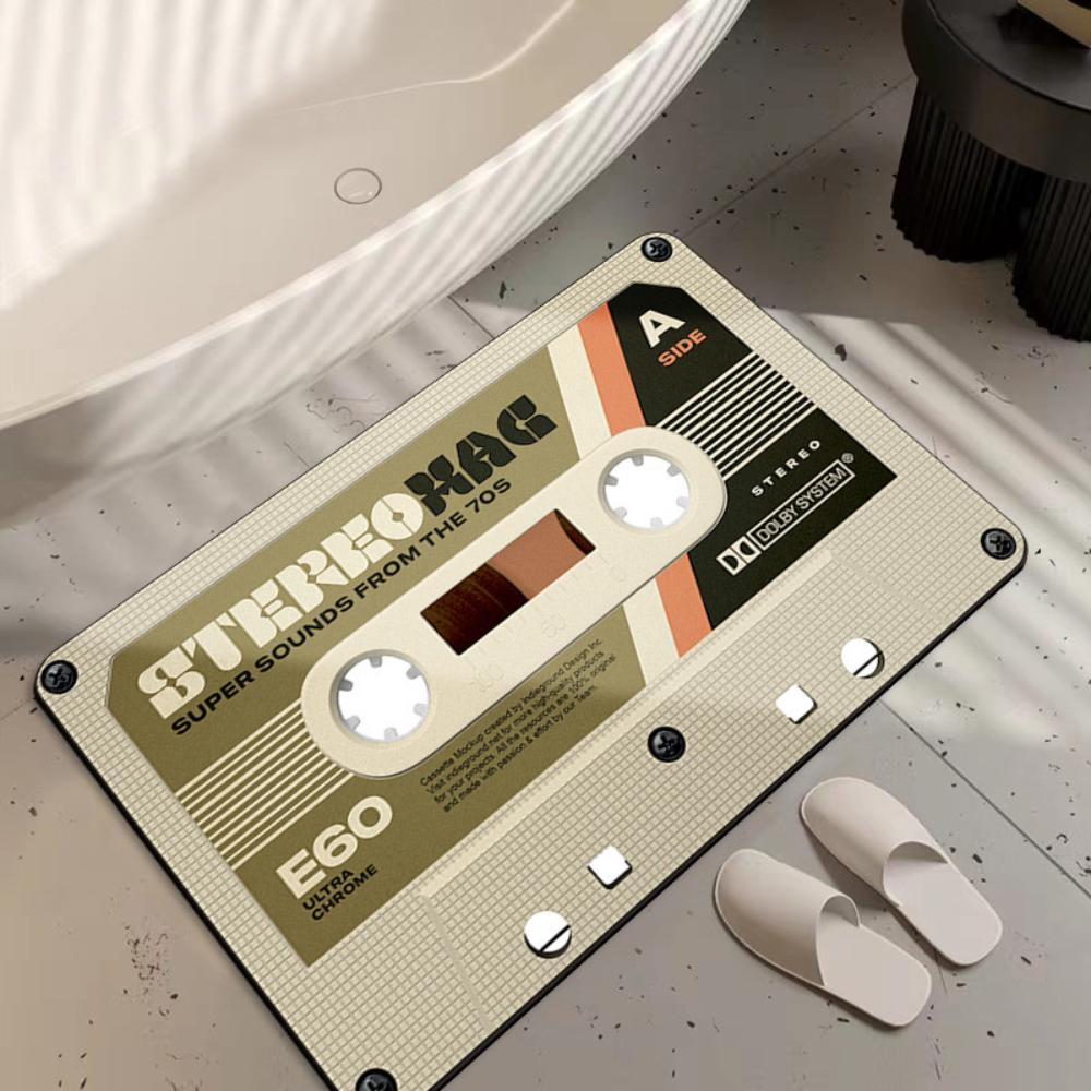 Diatom Mud Retro Carpet Absorbent Non - Slip Door Mat Entrance Rug Dirt-Resistant Floor Mat Absorbent