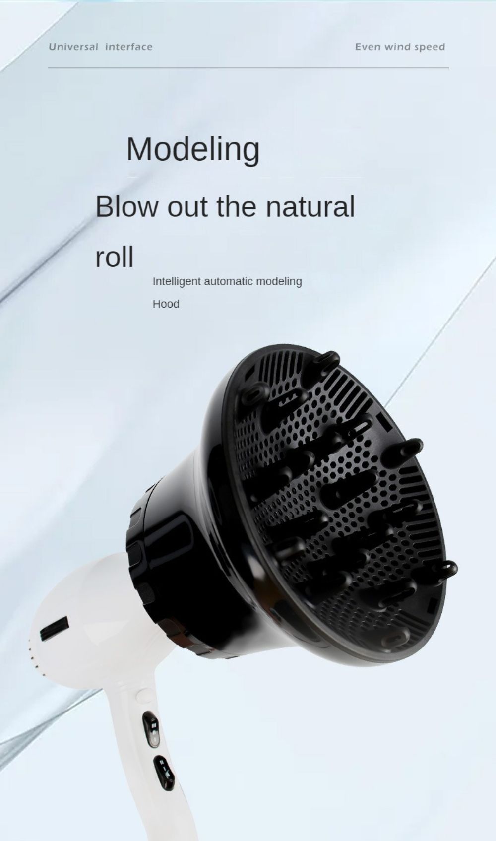 Hair Dryer Diffuser Adjustable Blow Dryers Diffuser for Curly or Wavy High Quality Material For Styling