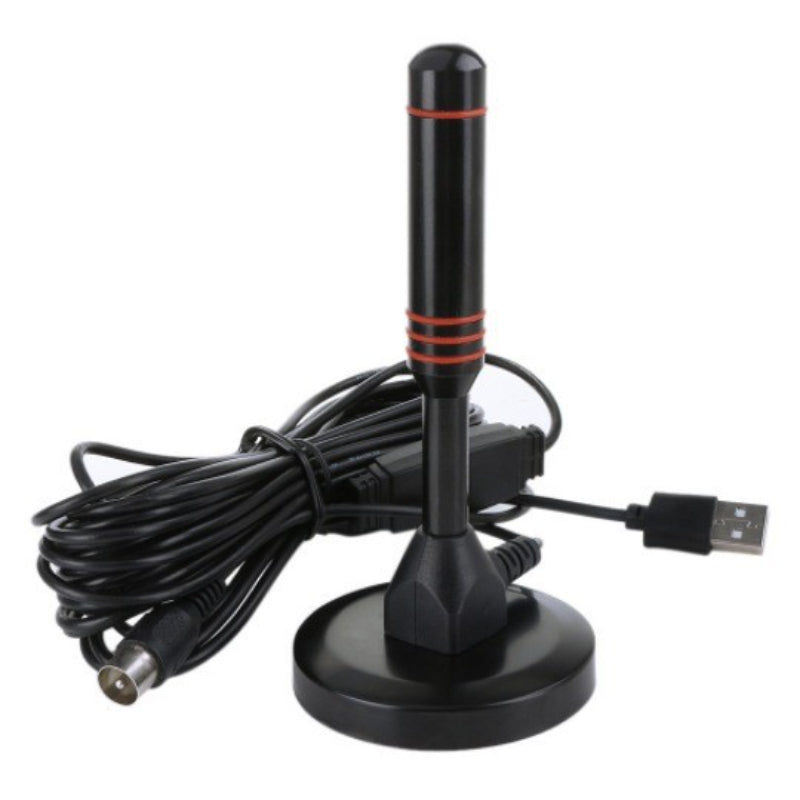 Hd Digital Indoor Amplified Tv Antenna 200 Miles Ultra Hdtv With Amplifier Vhf/uhf Quick Response Outdoor Aerial Set