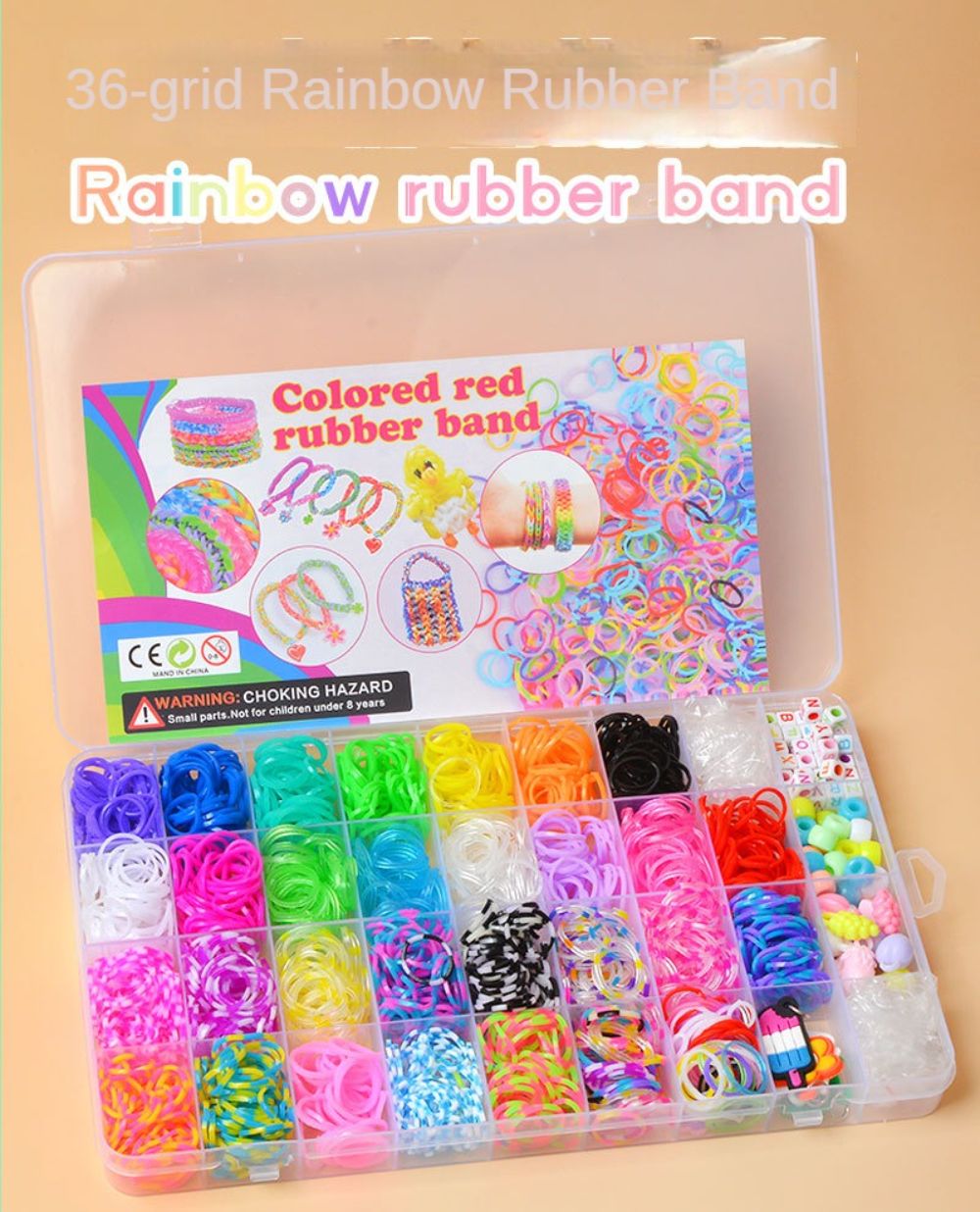 30 Colors Loom Rubber Bands For DIY Refill Bracelet Making Craft Kits Loom Twist Bands With More Accessories In Storage