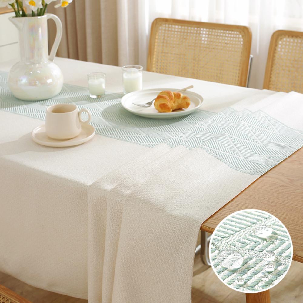 Cotton Linen Tablecloths Waterproof Tablecloth Rectangular Dining Table Cover Anti-oil Thickened Table Cloth Home Party
