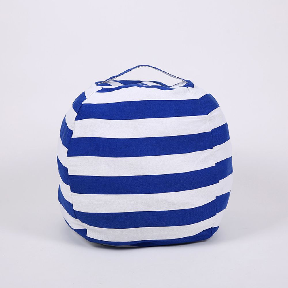 Multifunctional Stuffed Animal Storage Bean Bags Plush Animals Toys Organizer Canvas Bean Bag Organizer