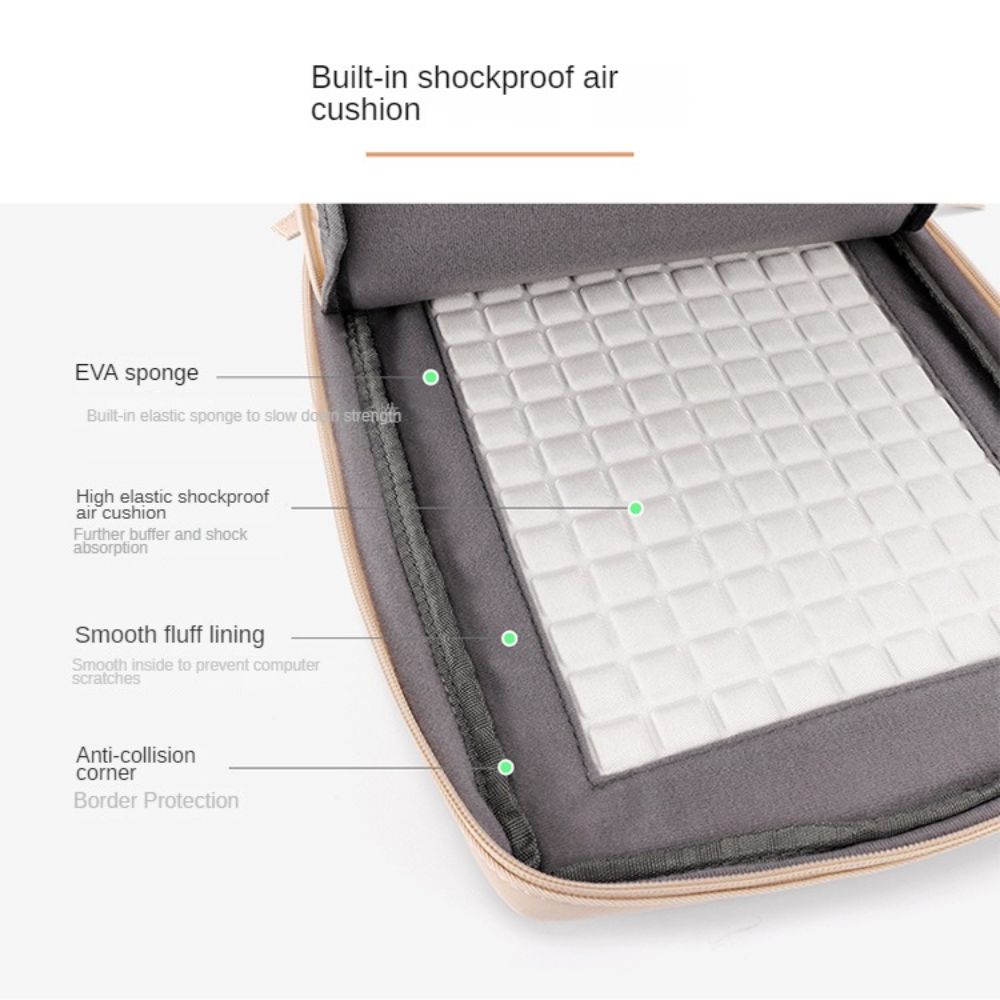 Laptop Bag Sleeve 13 14 15.6 inch Handbag for Women Waterproof Shockproof Simplicity Lightweight Bag