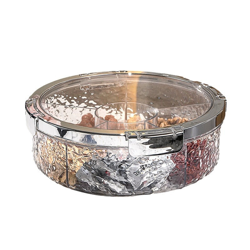Light Luxury Sealed Storage Room Dried Fruit Plate Household 2024 New Fruit Plate Chinese New Year Candy Box