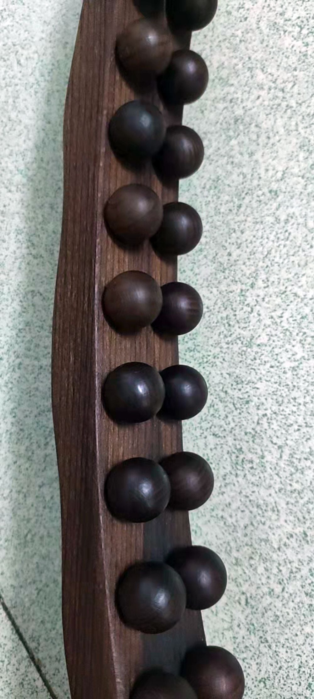 60CM 20 Beads Wooden Guasha Scraping Stick Massage Tools Anti Cellulite Massager for Shoulder Ultra Smooth Edge