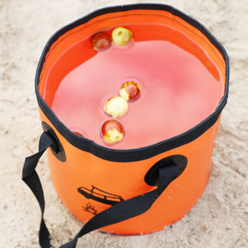 10L 12L 20L Outdoor Foldable Pail Bucket Portable Basin Water Container Pail Bucket for Camping Car Washing
