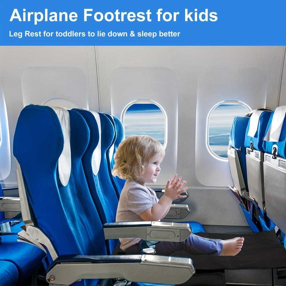Kids Airplane Footrest Portable Kids Airplane Seat Extender Colorful Airplane Foot Hammock For Baby And Toddler