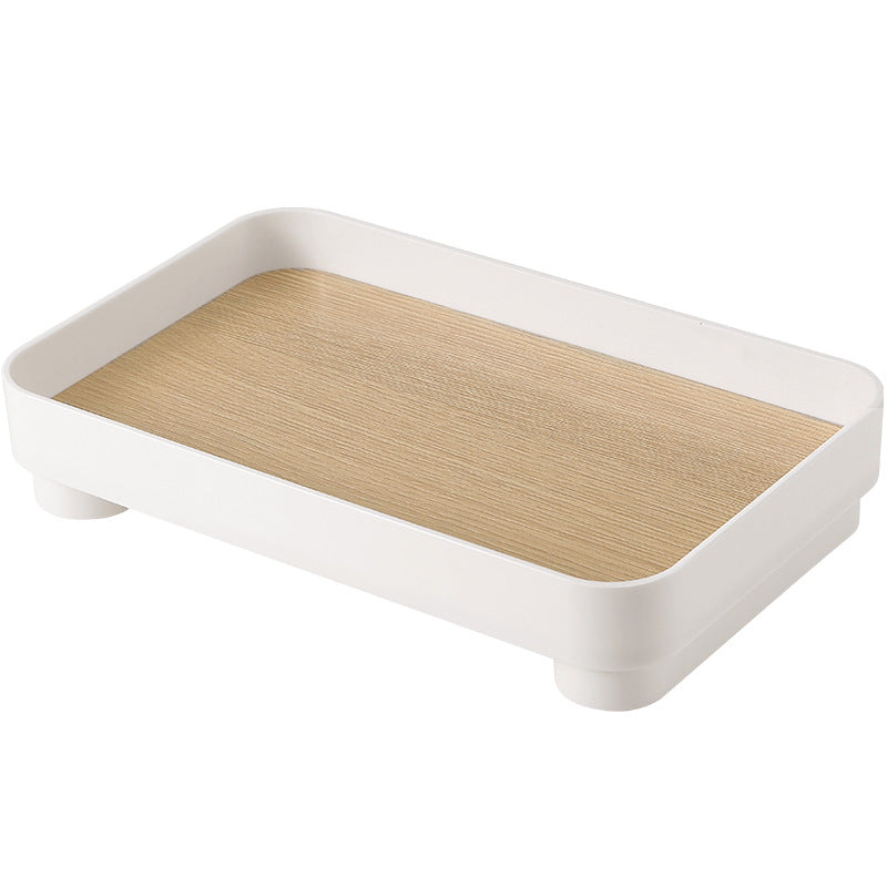 Square Wooden Desktop Storage Tray Perfume Aromatherapy Dressing Table Cosmetics Storage Box Entrance Sundry Key Storage Tray