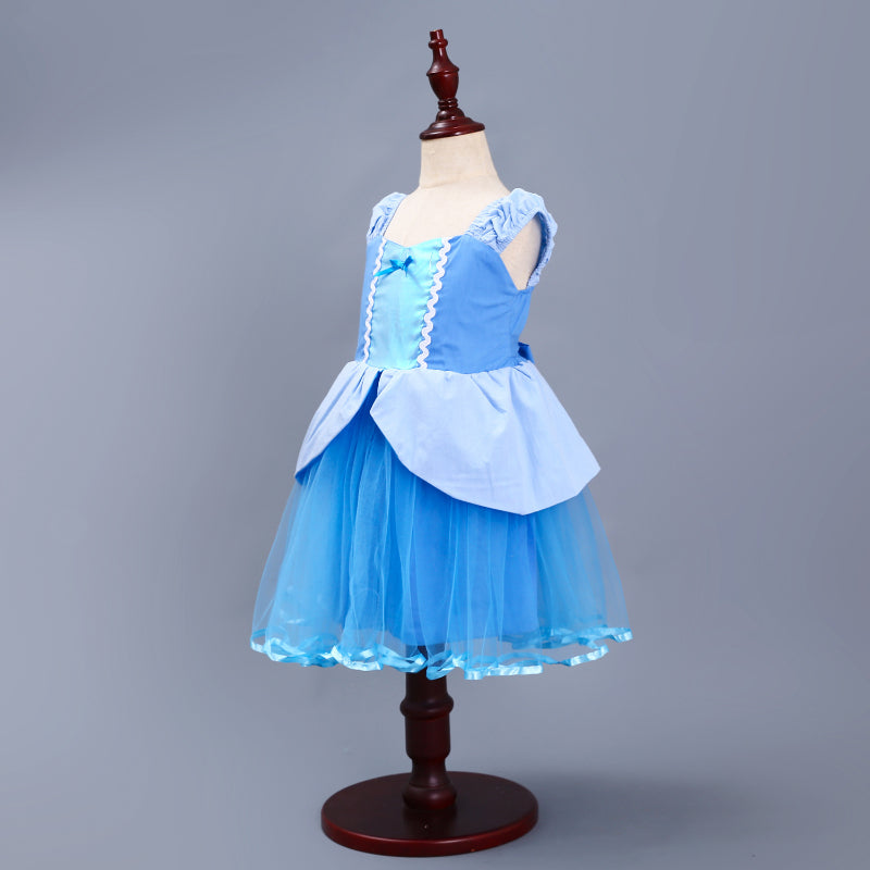 Princess Party Dress Kids Costumes Rapunzel Elsa Snow White Halloween Fancy Outfit Baby Girls Birthday Dress Gift