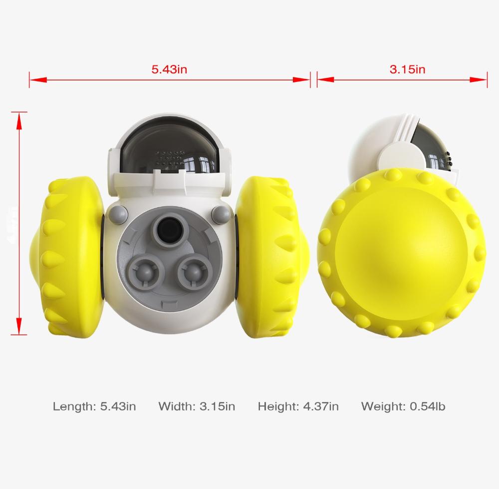 Dog Puzzle Toys Pet Food Interactive Tumbler Slow Feeder Funny Toy Food Treat Dispenser for Pet Dogs Cats Training