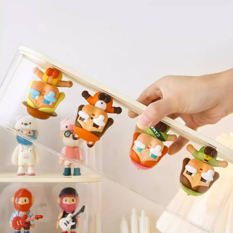 Display Cabinet Transparent Box Lego Popmart Molly Display Box Blind Box Storage Dustproof Acrylic Doll Display Rack