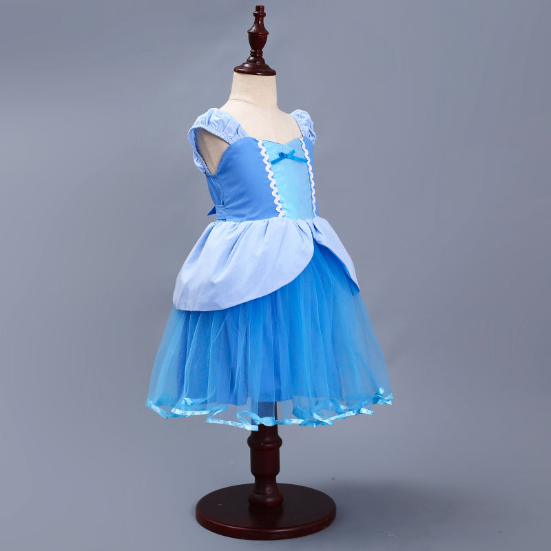 Princess Party Dress Kids Costumes Rapunzel Elsa Snow White Halloween Fancy Outfit Baby Girls Birthday Dress Gift