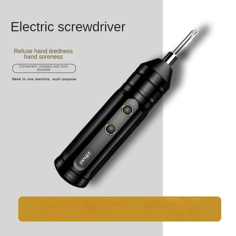 3.7V Mini Electrical Screwdriver Set Smart Cordless Electric Screwdrivers USB Rechargeable Handle with 2 Bit Set