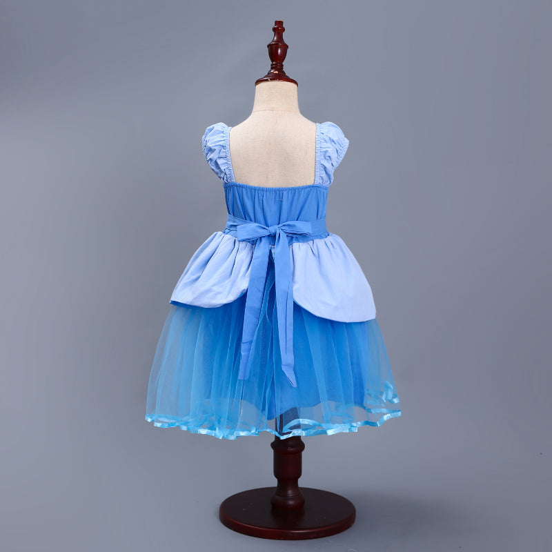 Princess Party Dress Kids Costumes Rapunzel Elsa Snow White Halloween Fancy Outfit Baby Girls Birthday Dress Gift