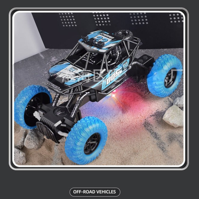 Remote control toys for kids RC climbing car Rotary Climbing Vehicle radio control 4WD Vehicles with handsome Colorful light Rock Crawler Toy High Speed Off-Road Racing Car Electric control vehicles Forcing toys Toys for Kids Gift