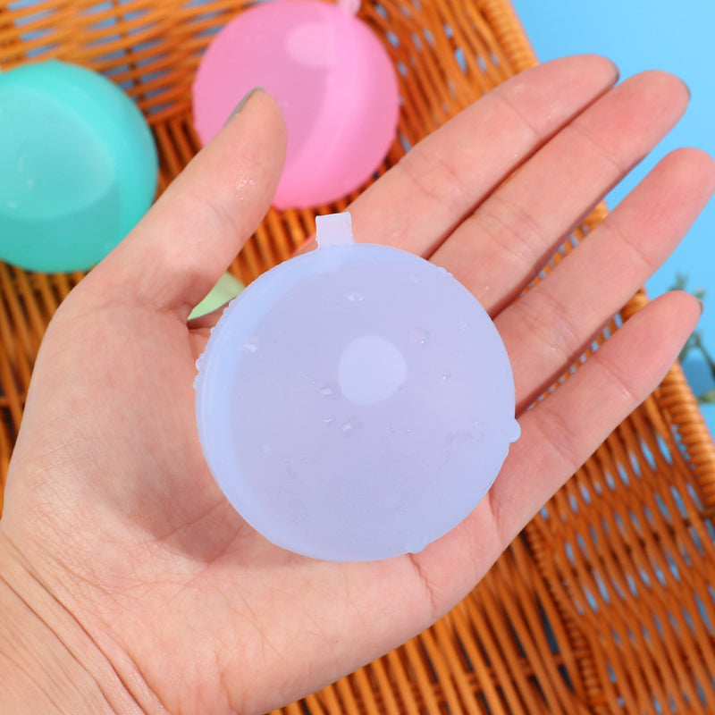 8 Pcs /1 Pack Reusable Water Balloons Quick Fill Soft Silicone Self Sealing Water Balls Outdoor Water Toys for Outdoor Party Kids Outside Play Water Games Gift Pool Activity