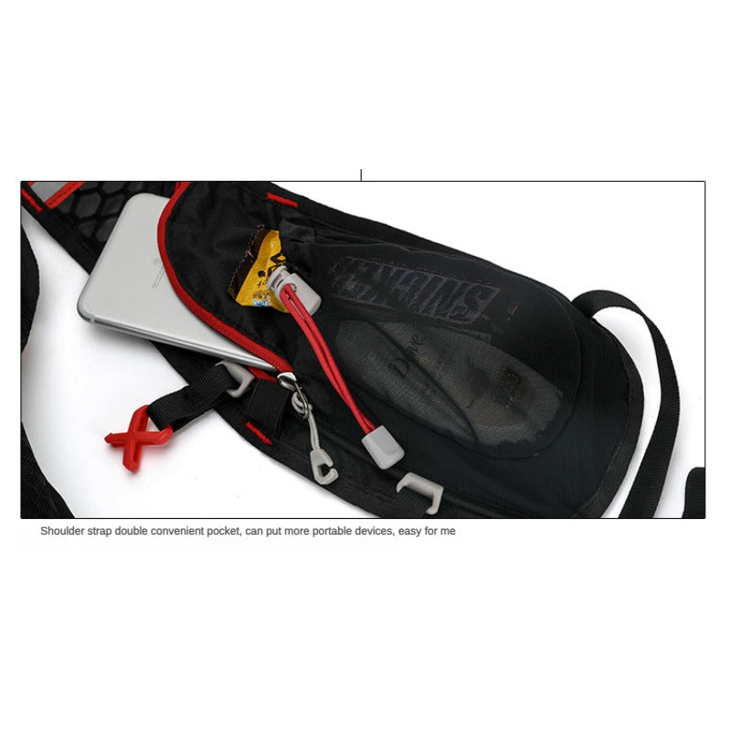 Cycling Backpack Bike Bag Hydration Pack Backpack with 2L Water Bladder Super Lightweight Breathable Hydration Vest Running Backpack For Outdoors Running Cycling Climbing