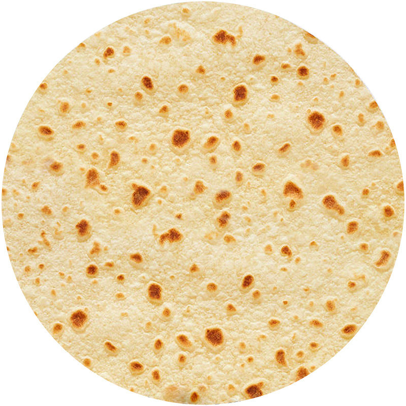 Flour Taco Throw Blanket for Camping Home Sofa Office Versatile Creative Soft and Comfortable Bedroom Blanket