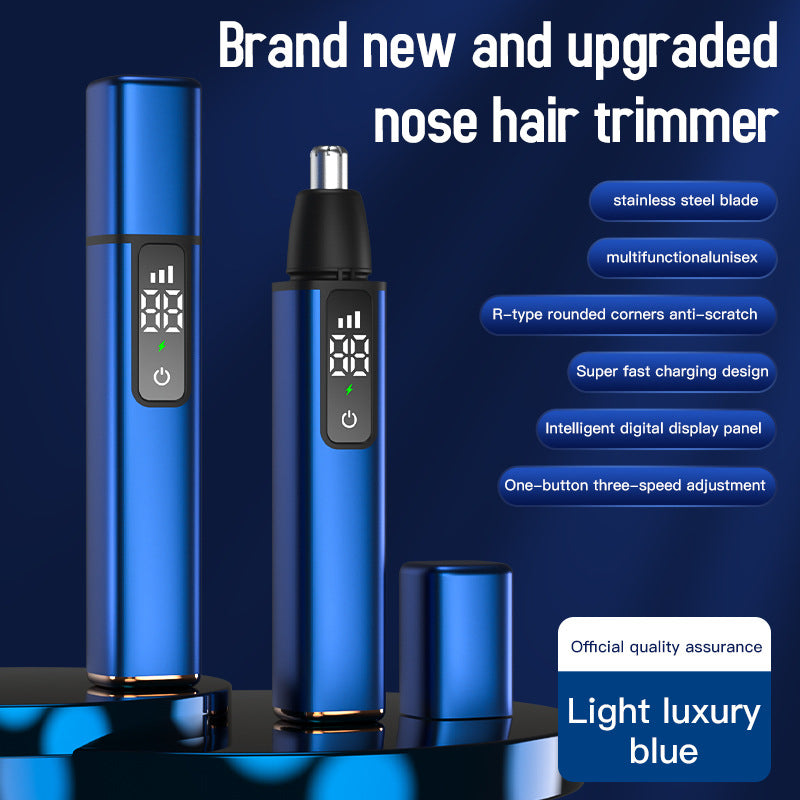 Electric Nose Hair Trimmer, 10000 RPM Rounded Blade Trimmer For Nose Ears Hair Clipper, USB Rechargeable, Painless Waterproof