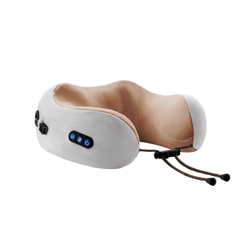 Electric Neck Massager U shaped Pillow Multifunctional Portable Shoulder Cervical Massager Outdoor Home Car Relaxing Massage