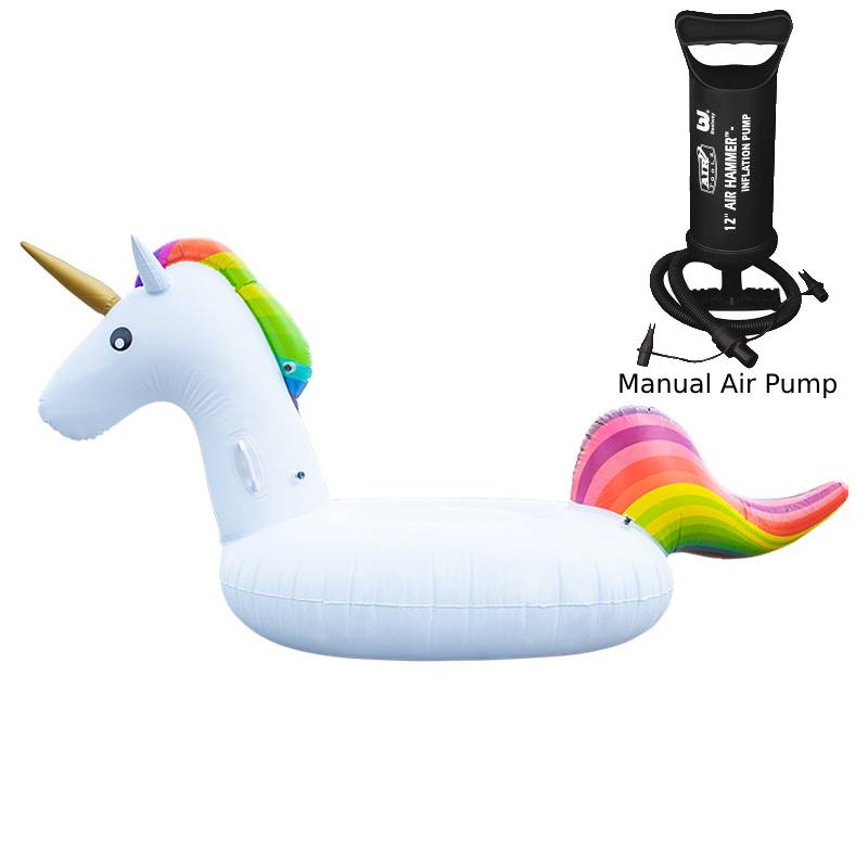 Rainbow unicorn float, giant and large floaties, for swimming pool and party