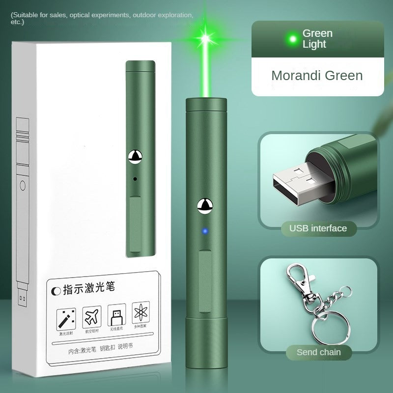 Laser Pen Sales Department Site Lettering Laser Light Ultra-far Green Rechargeable Sand Table Green High-power Star Pen