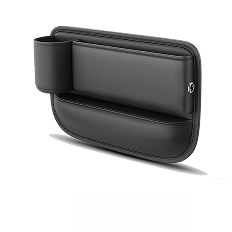 Car Seat Gap Filler Organiser with Cup Holder, Front Seat Gap Filler, Car Seat Side Pockets Organiser for Mobile Phones