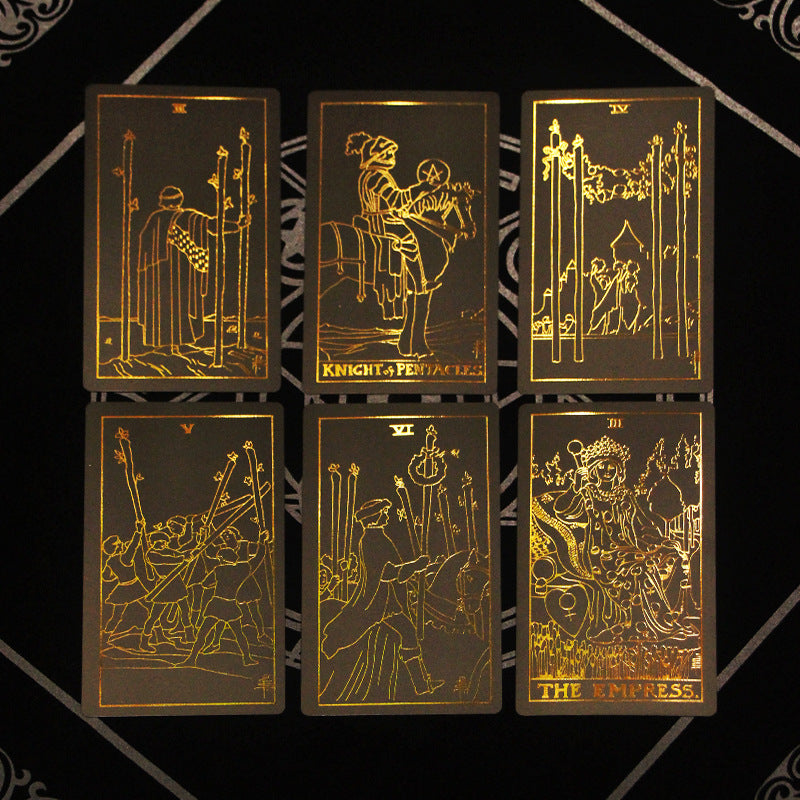 Pvc Waterproof New Rider Waite Tarot Card Game Paper Manual