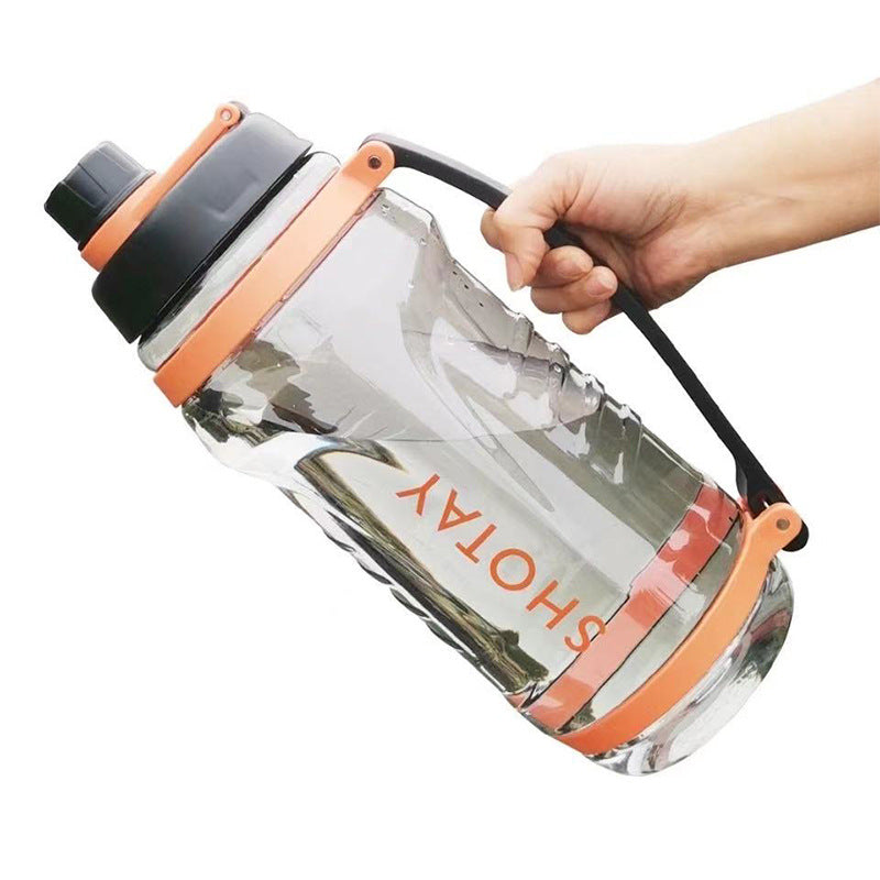 2500ml Large Capacity Water Bottle Gym Fitness Drinking Bottle Outdoor Camping Climbing Hiking Bottles