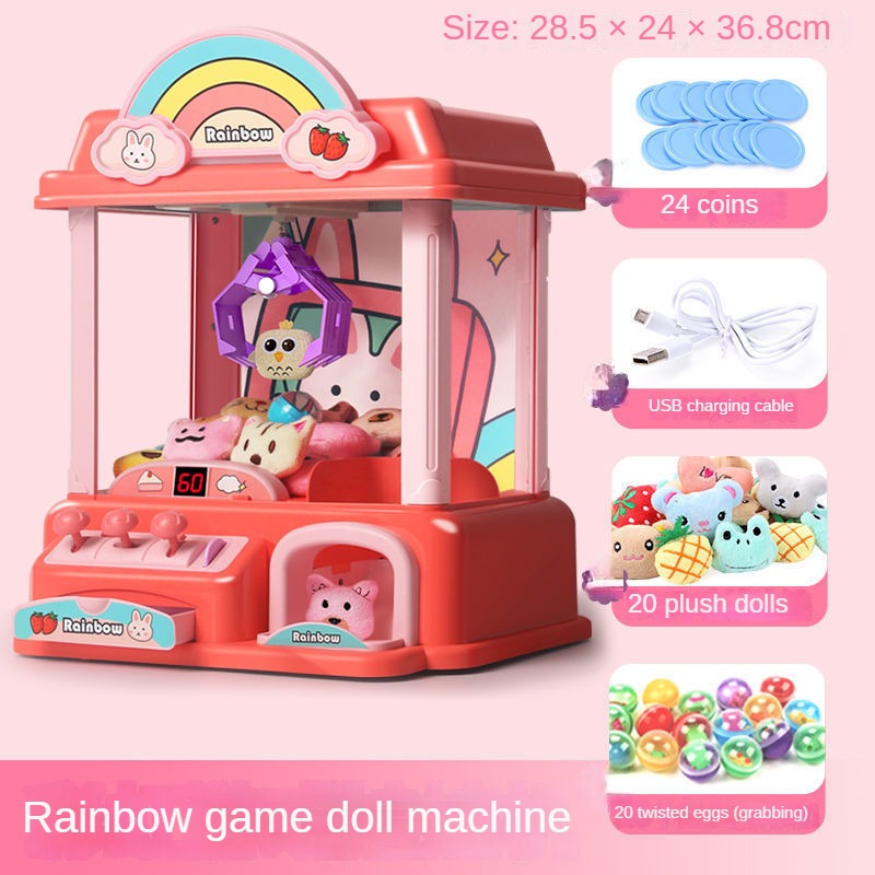 Claw Machine Toys For Kids Girl Birthday Gift Boys Girls Toys Claw Machine Internet Celebrity Children's Toy Clip Doll