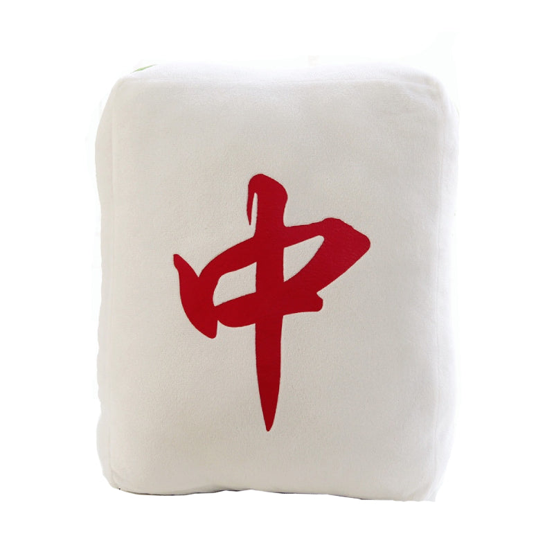 Stuffed Toy Mahjong Plush Toy Doll Pillow Hand Warmer Cushion Bolster Family Gift Christmas Birthday Valentine Gift